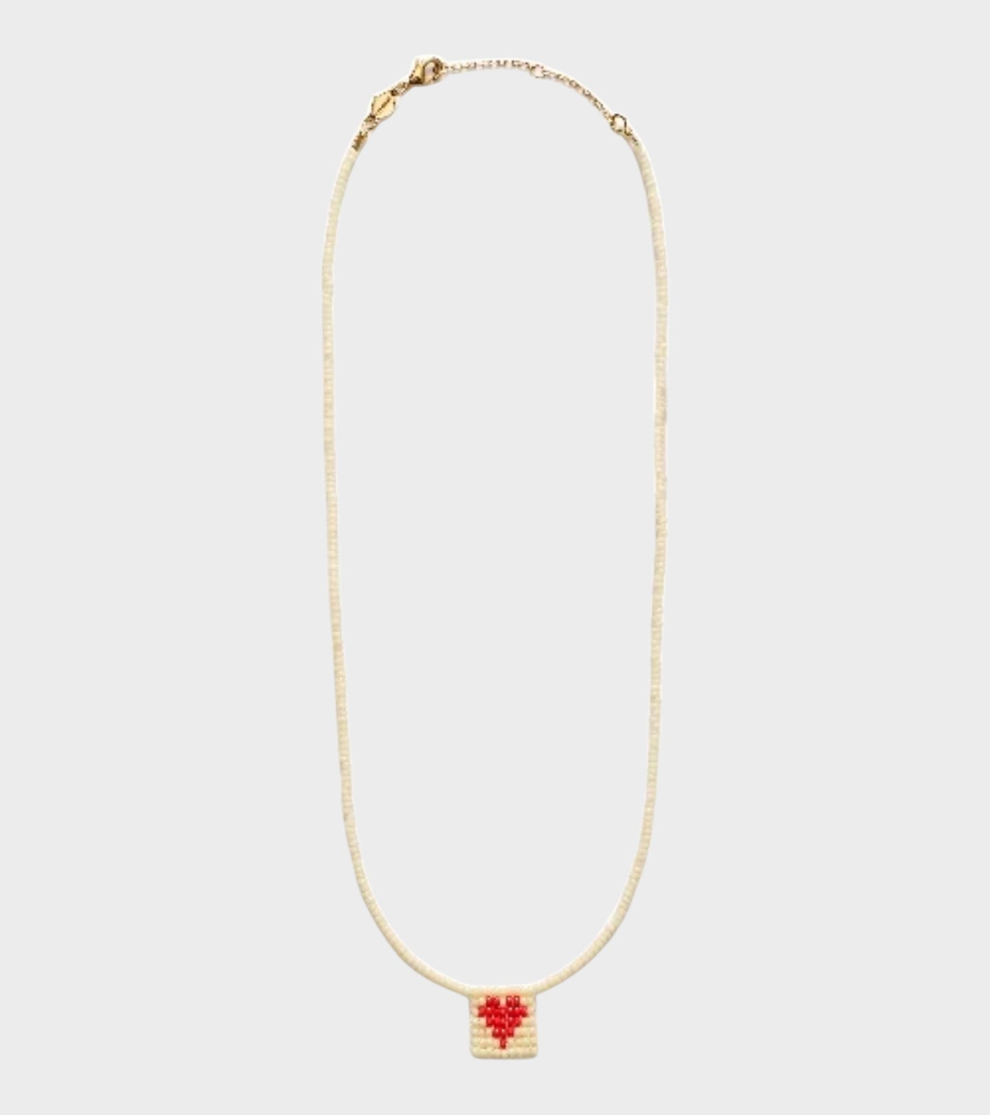 You Are Loved Necklace Ecru