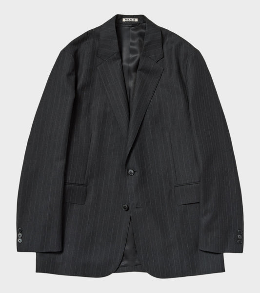 Bluefaced Wool Jacket Navy Stripes