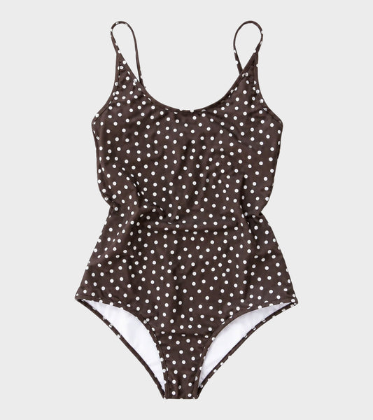 Sanona Swimsuit Brown Dot