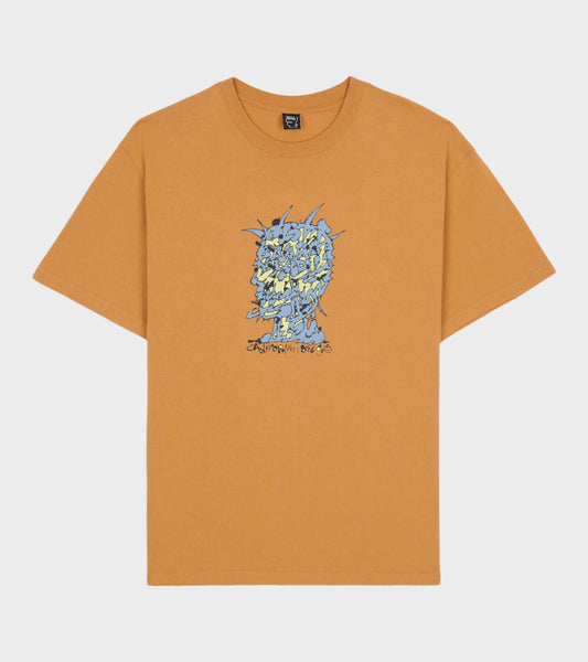 Scrambled Head T-shirt Cumin
