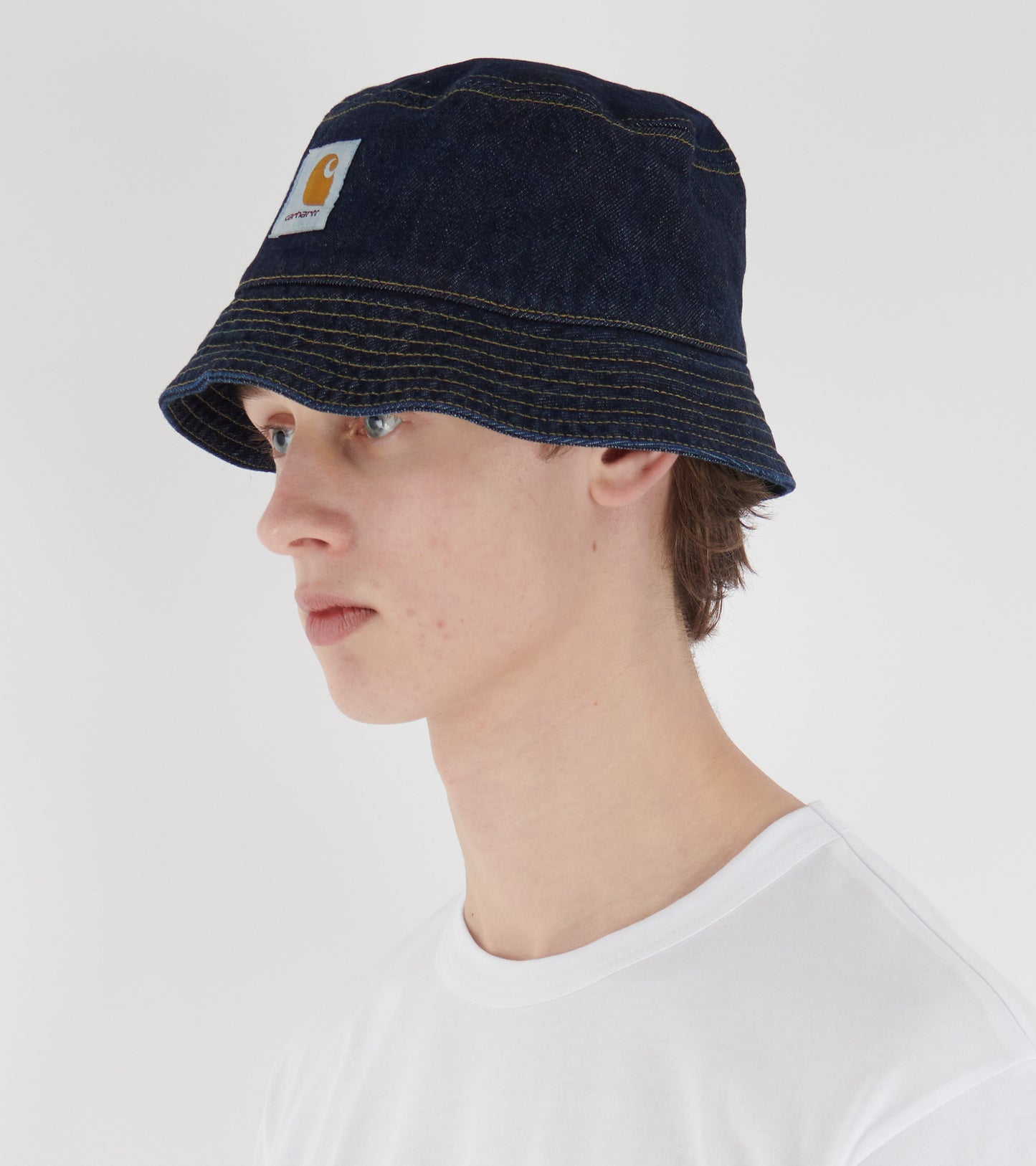 Belmar Bucket Hat Blue Rinsed