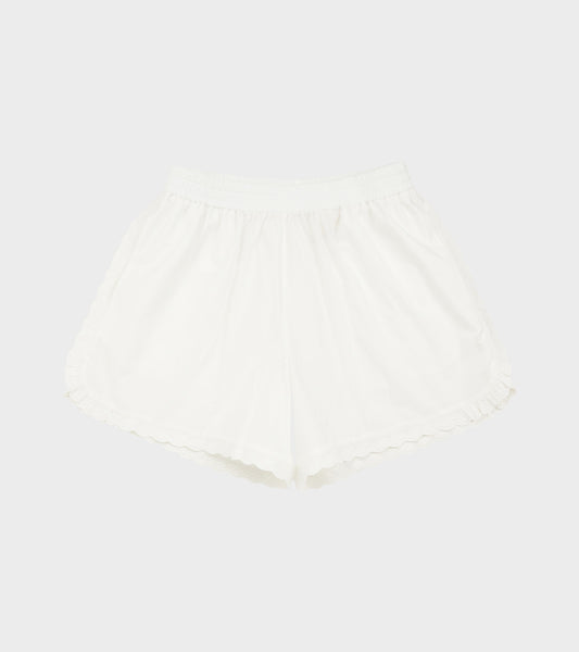 Japanese Cotton Poplin Martina Shorts White