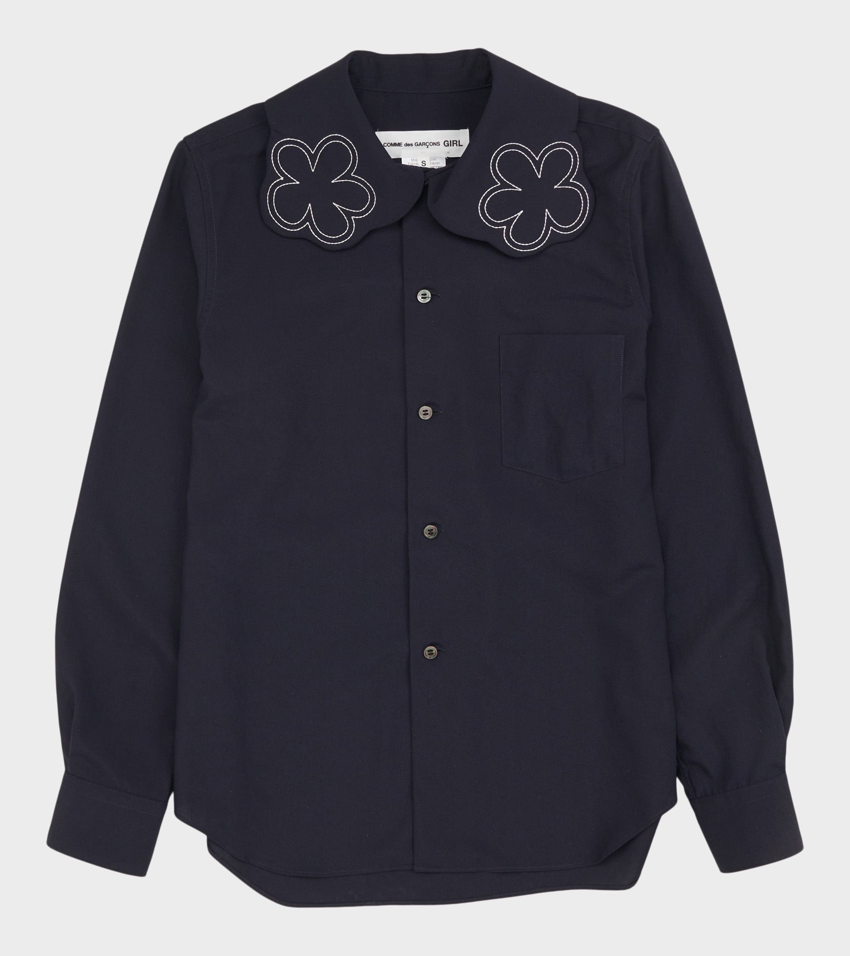 Comme des Garçons GIRLビックカラーシャツ S Comme des Garcons Girl – Dr. Adams