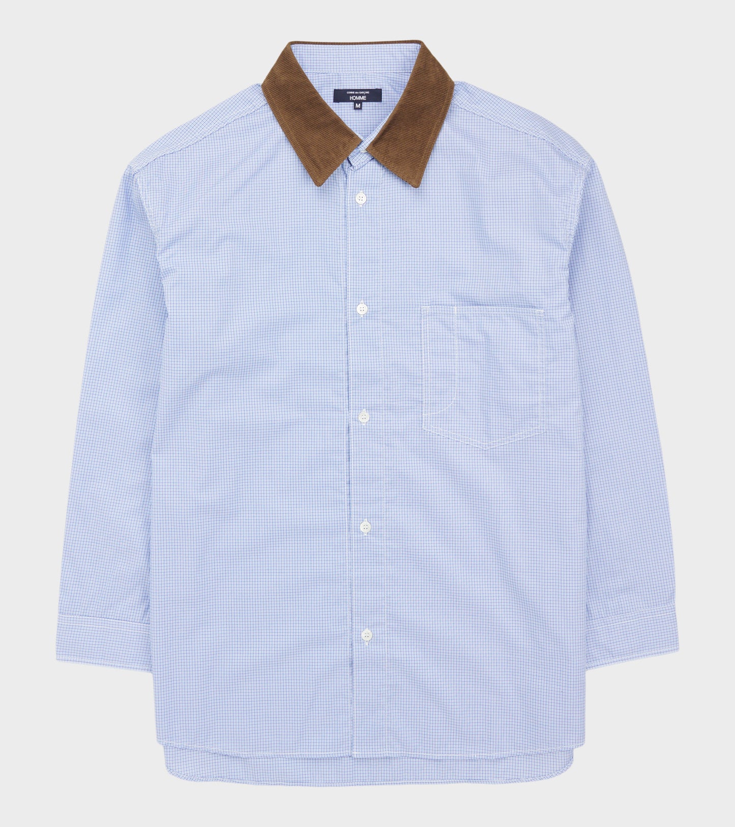 Check Shirt Light Blue/Brown