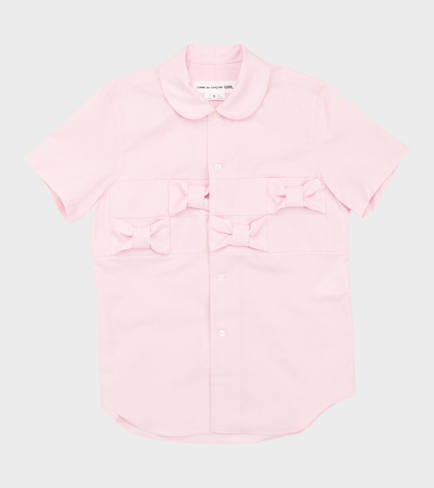 S/S Poplin Bow Shirt Light Pink – Dr. Adams