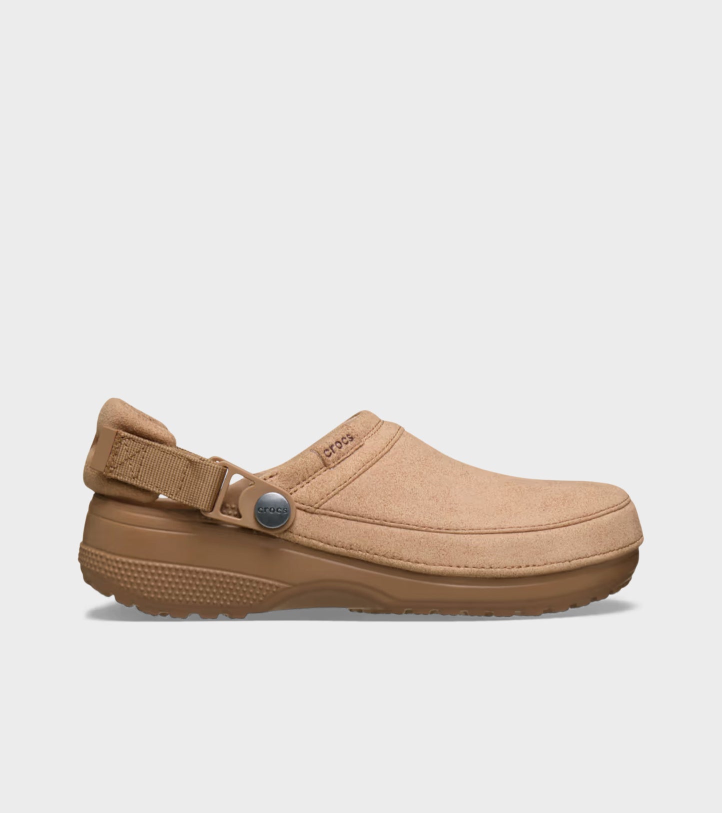 Classic Crafted Vegan Suede Clog Milk Chocolate