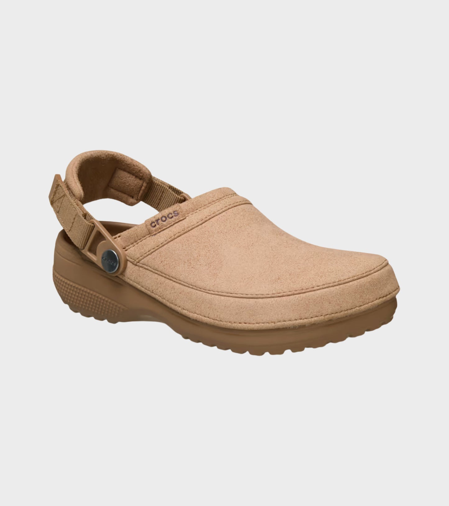 Classic Crafted Vegan Suede Clog Milk Chocolate