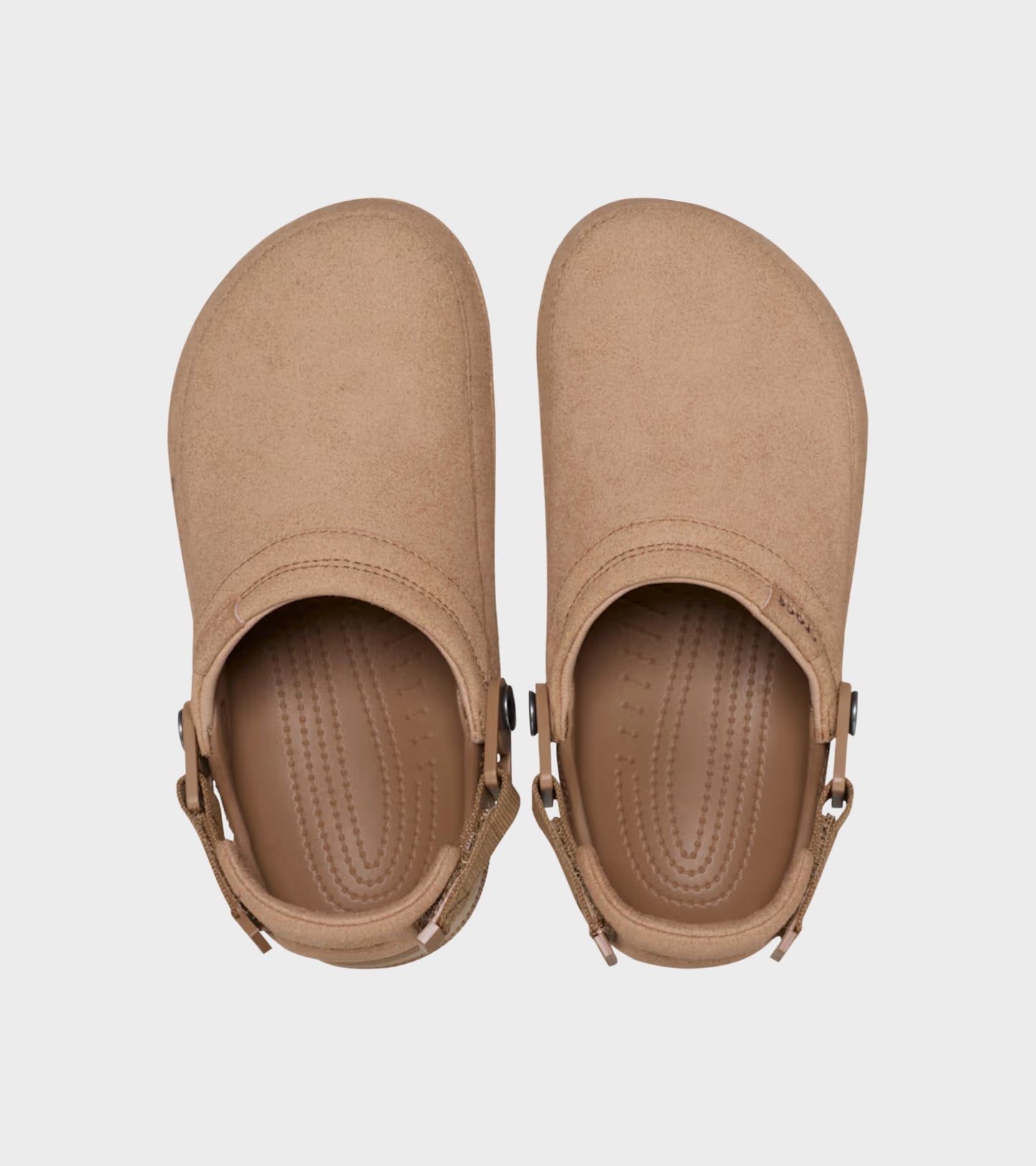 Classic Crafted Vegan Suede Clog Milk Chocolate