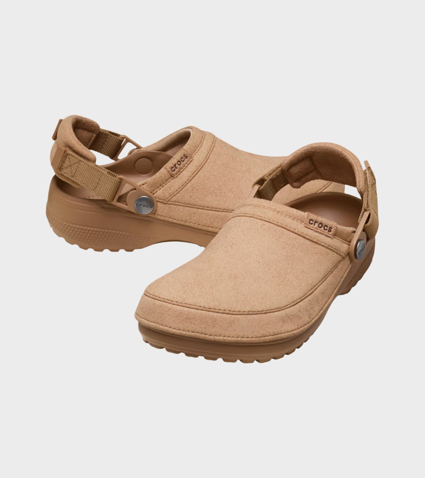 Classic Crafted Vegan Suede Clog Milk Chocolate