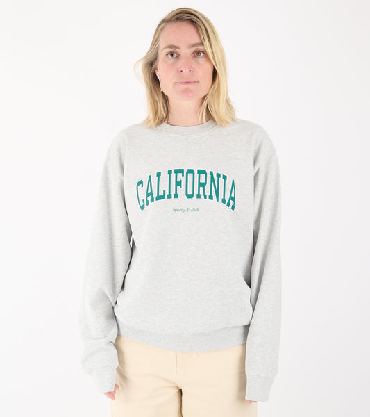 California Crewneck Heather Gray/Alpine