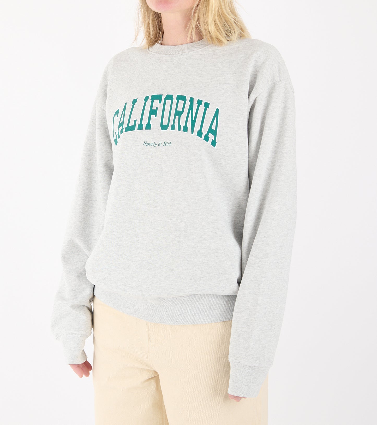 California Crewneck Heather Gray/Alpine