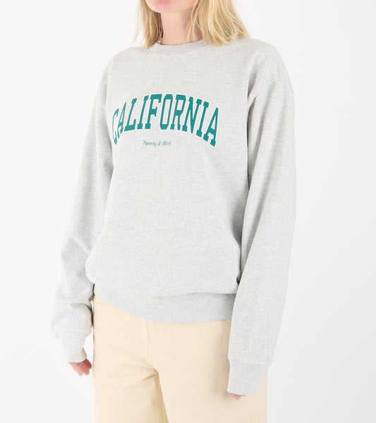 California Crewneck Heather Gray/Alpine