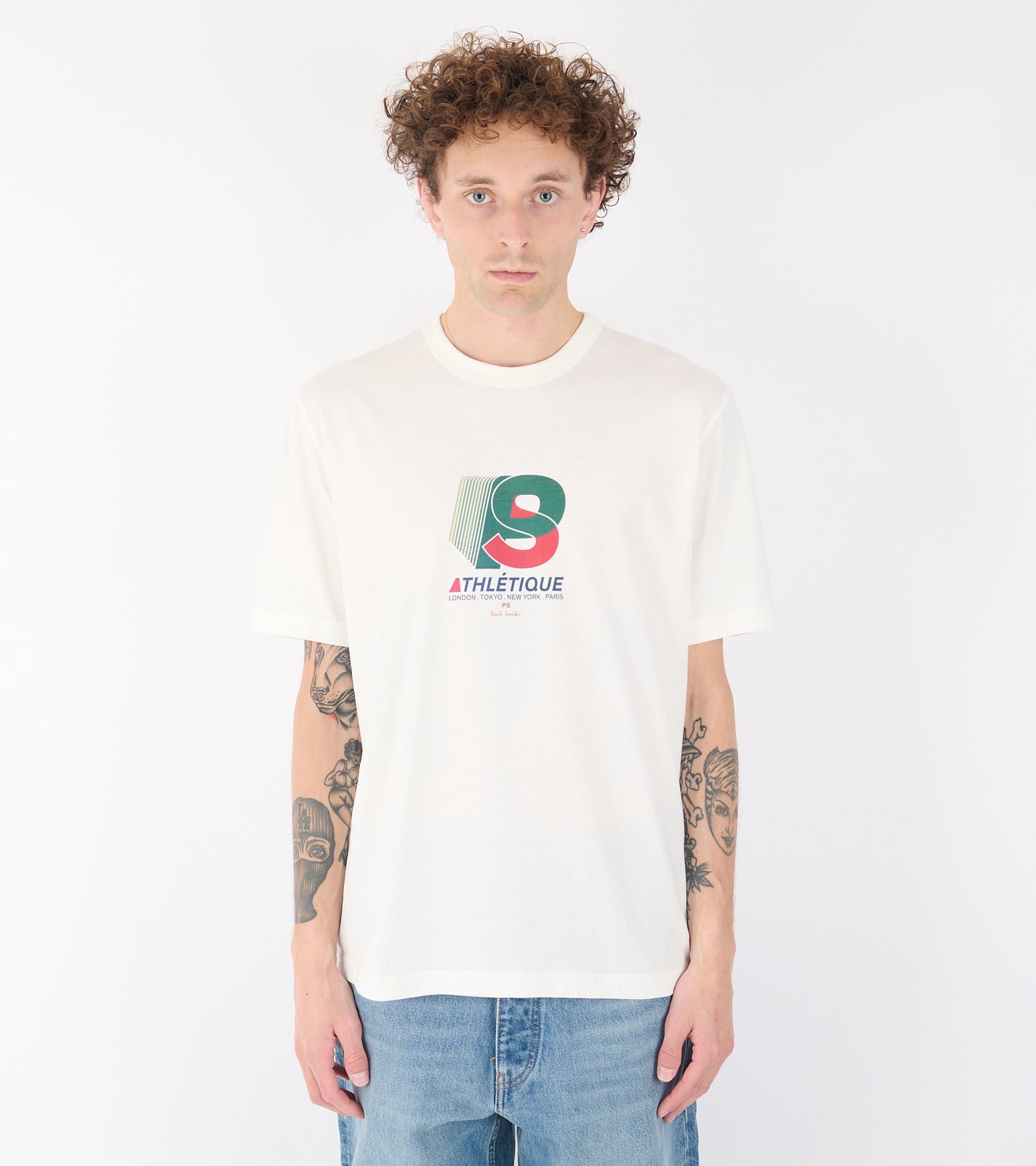 Casual Fit T-Shirt Athletic White