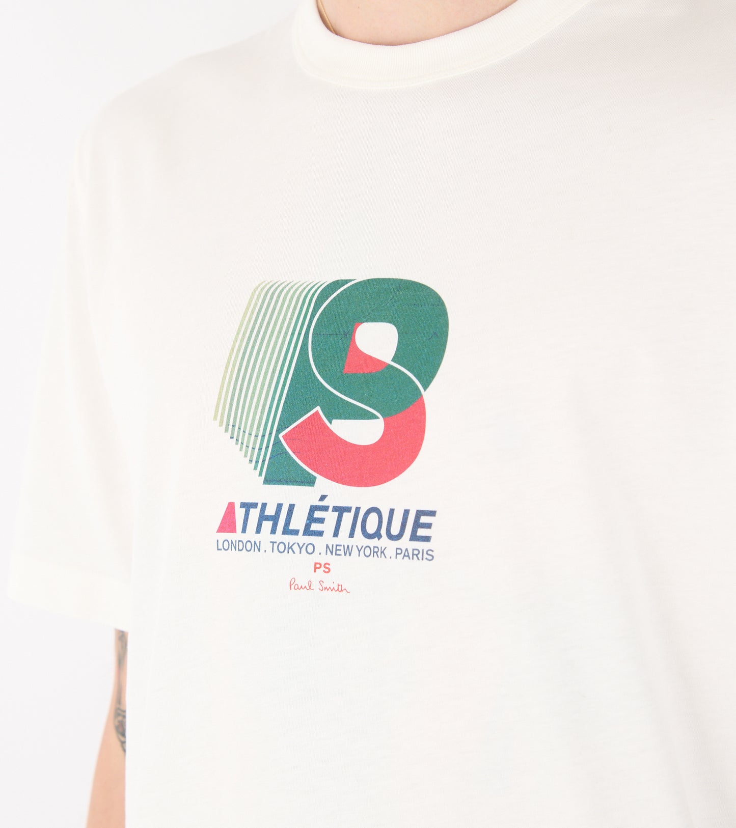 Casual Fit T-Shirt Athletic White