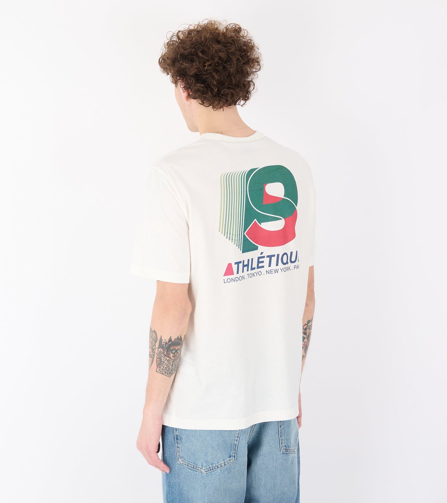 Casual Fit T-Shirt Athletic White