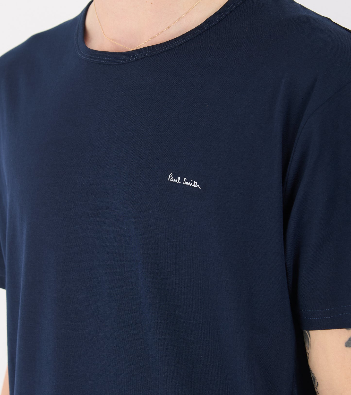 Organic Cotton Crew Neck T-Shirts Black/White/Navy