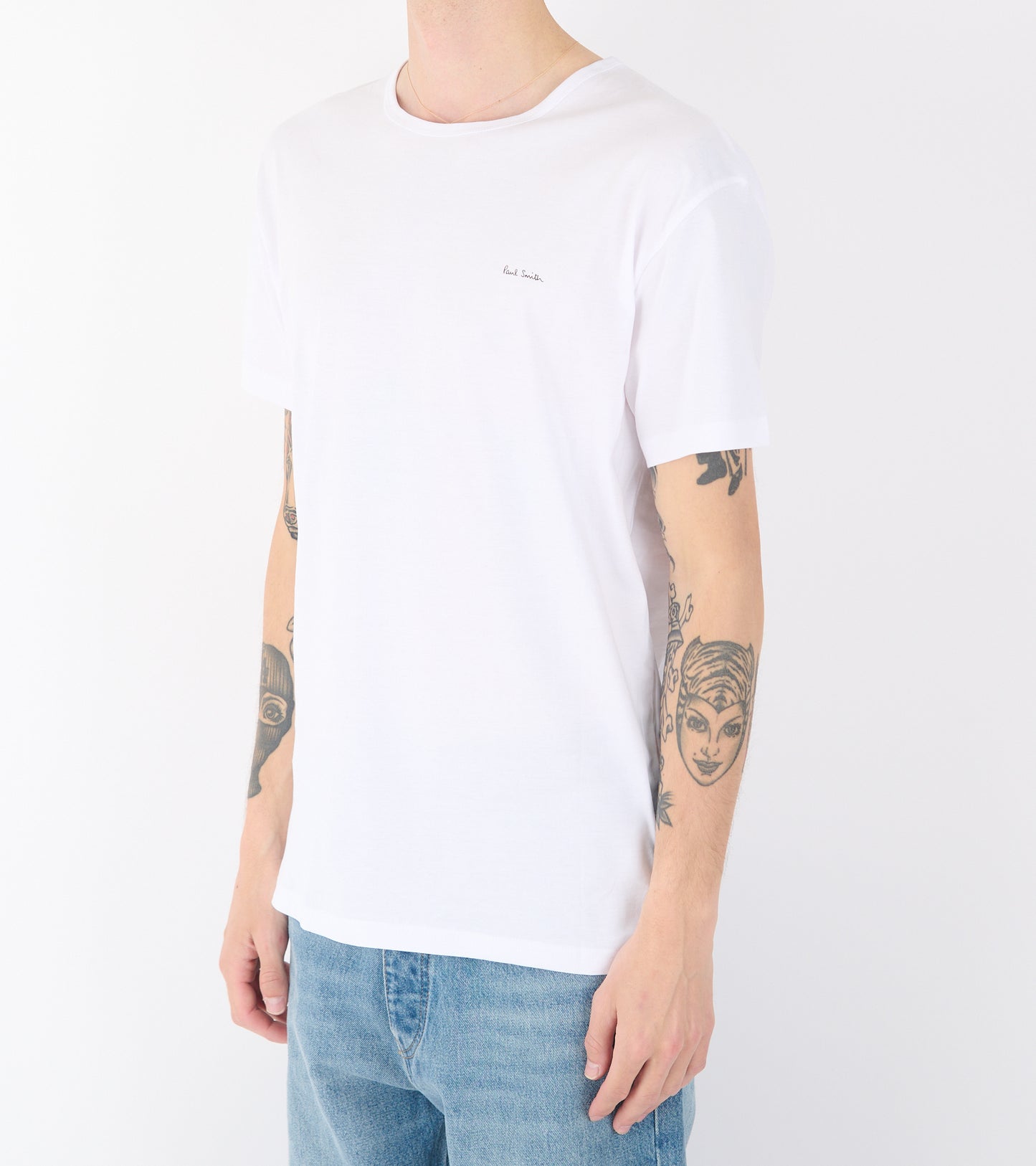 Organic Cotton Crew Neck T-Shirts Black/White/Navy