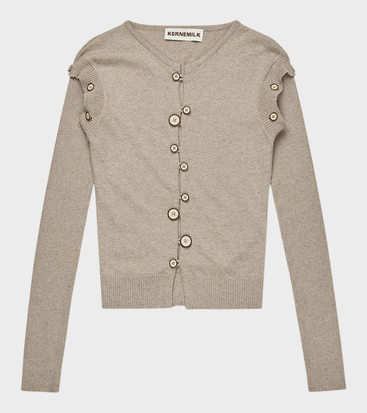 Caroline Cardigan Beige Melange
