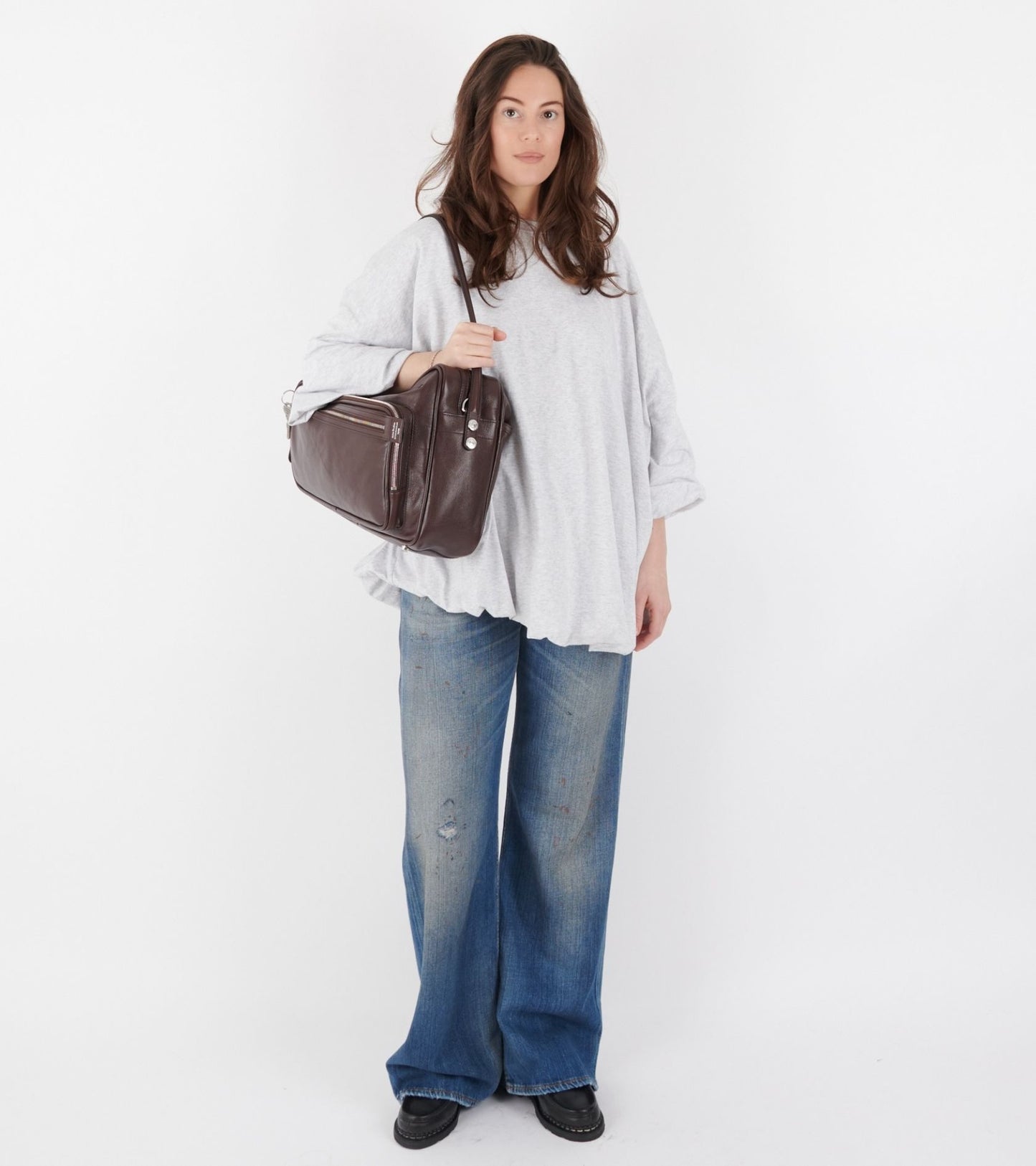 Camero Camera Shoulder Bag Chocolate Brown