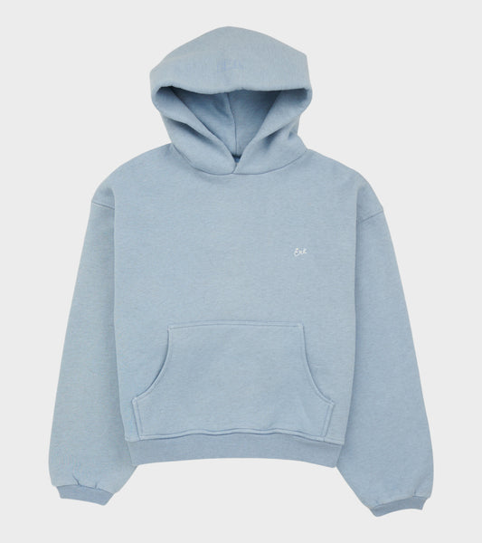 Heathered Hoodie Light Blue