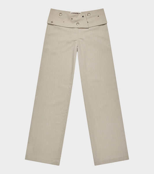 Ella Pants Eyelets Sand