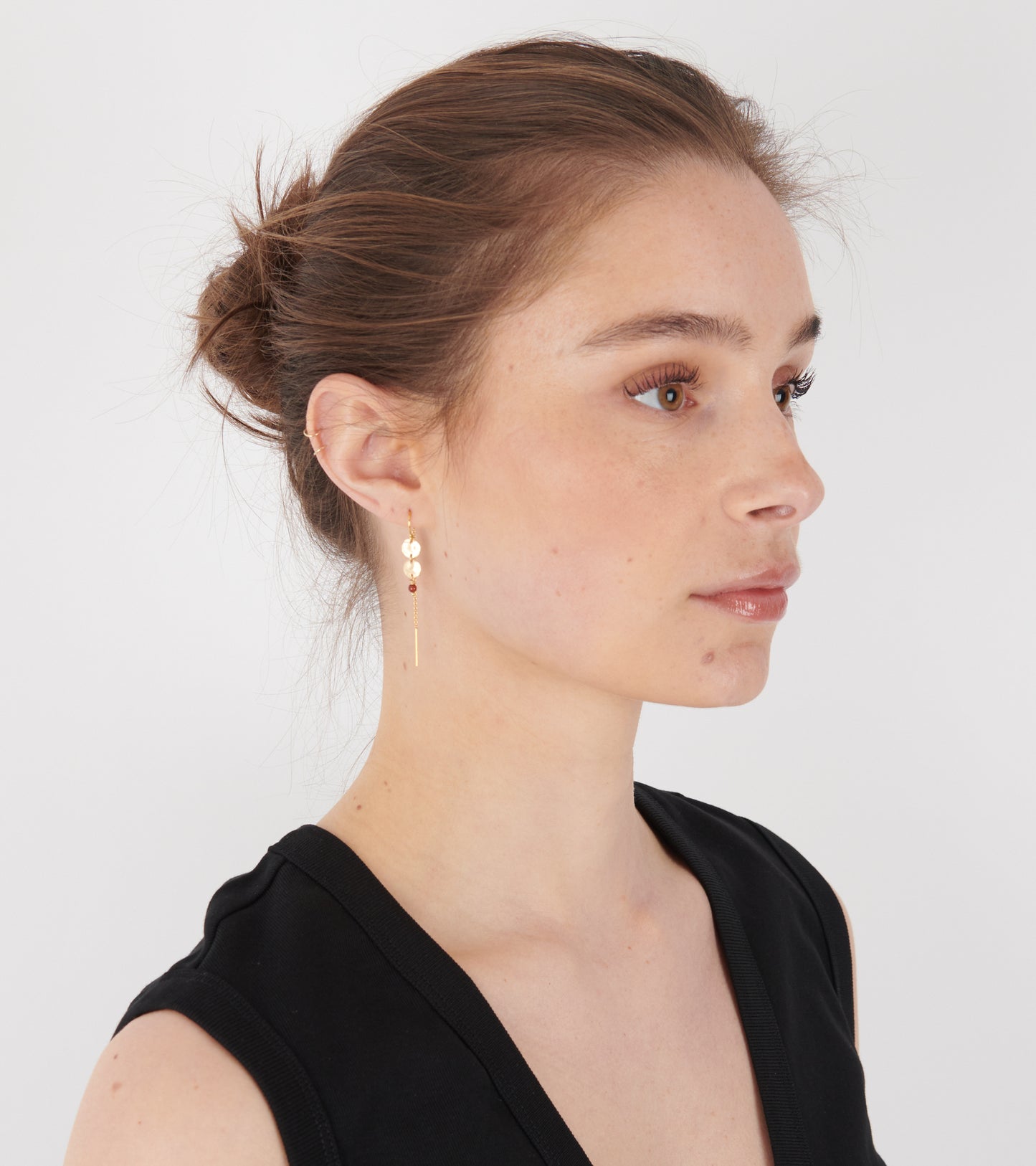 Emilia Earring Hessonit Garnet