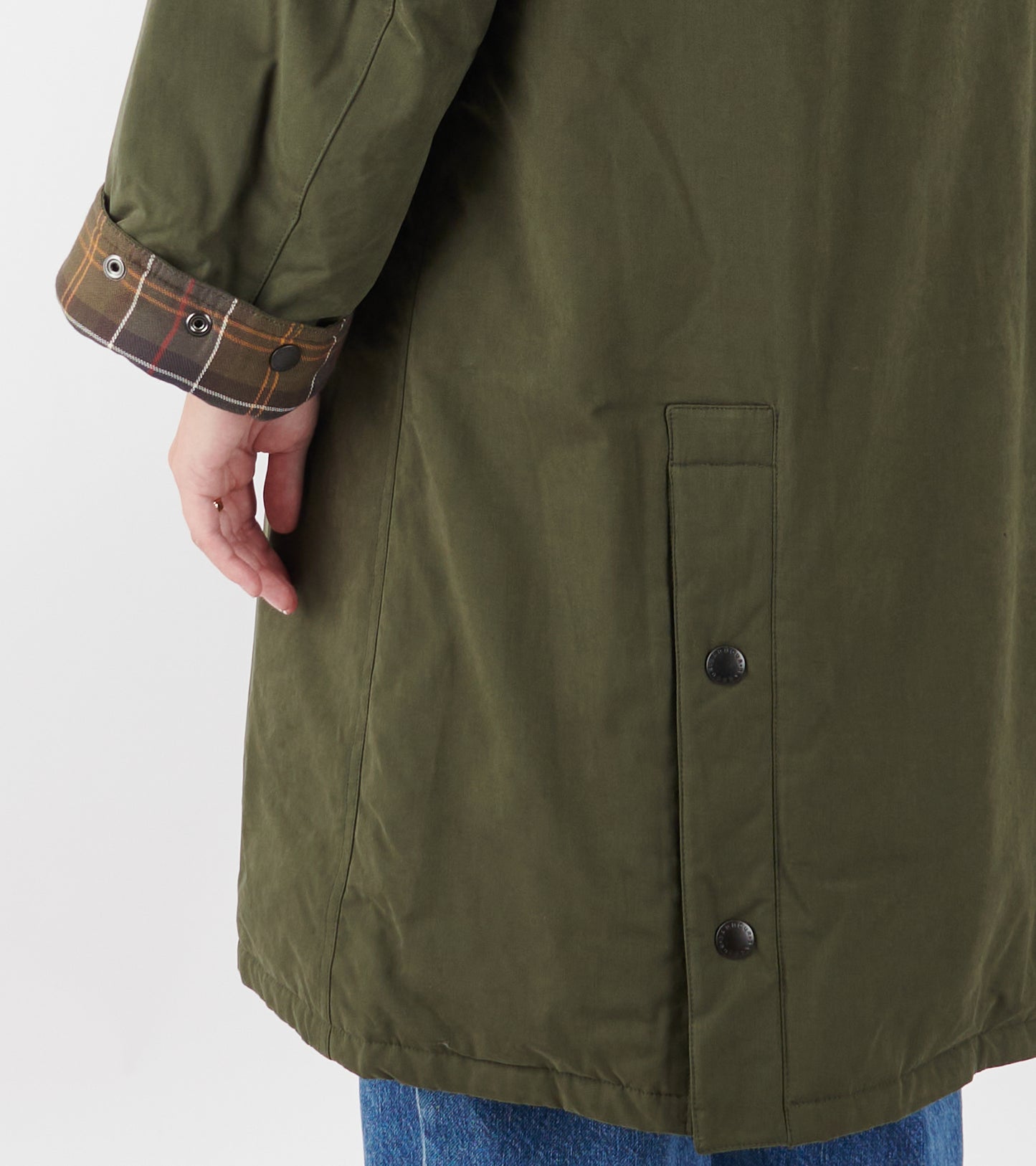 Barbour Padded Exmoor Coat Olive