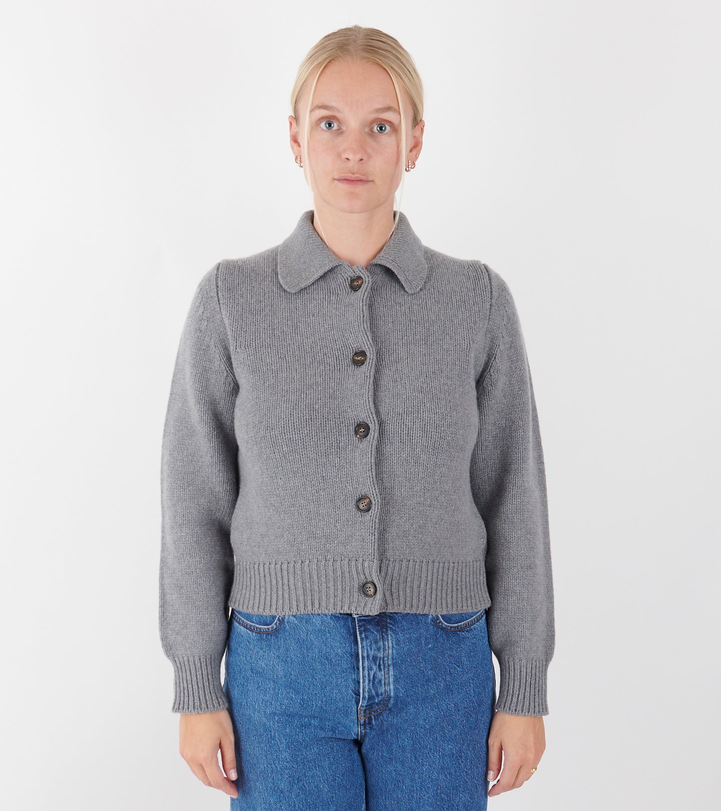 Winny Collared Jacket Grey