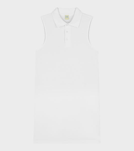 Lauren Polo Dress White