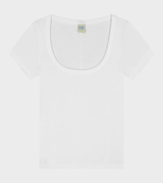 Lulu Baby Tee White