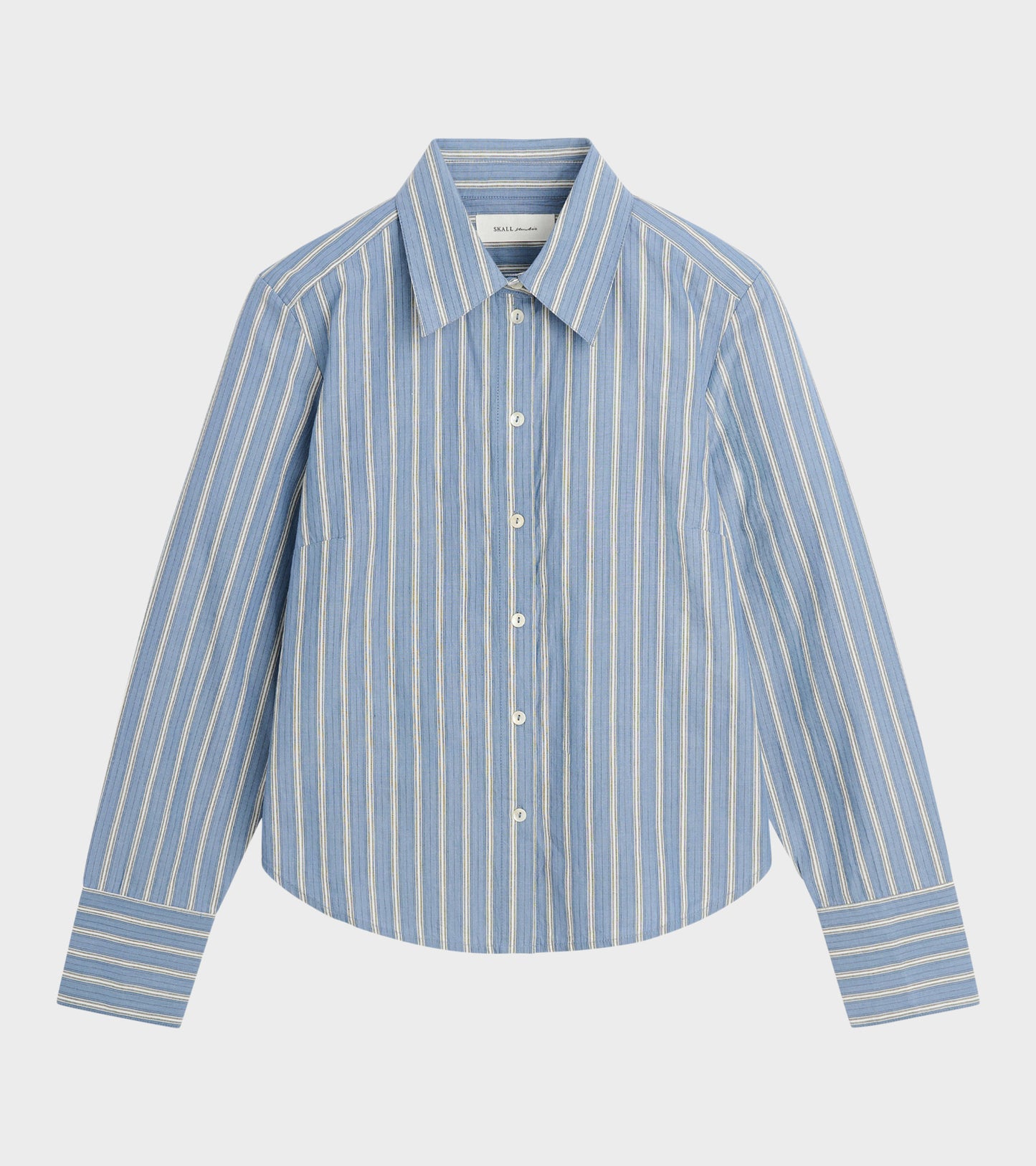 Fauna Shirt Blue/Black/White Stripe