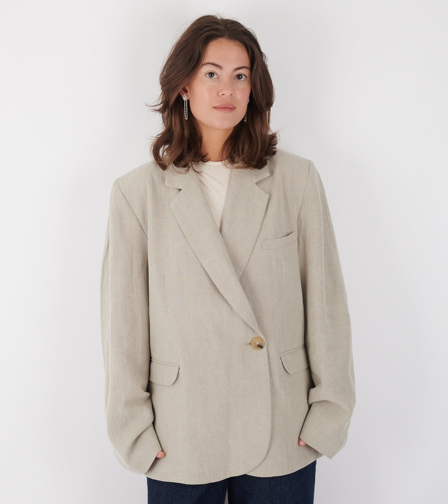 Linen Blazer Nature