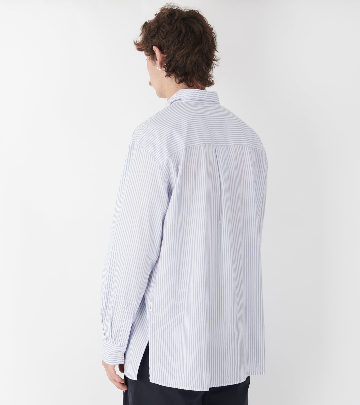 Pyjamas Relaxed Long Shirt Orchid Stripes