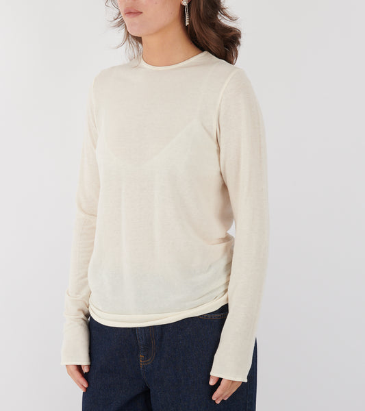 Gentle Long Sleeve Pure Ecru