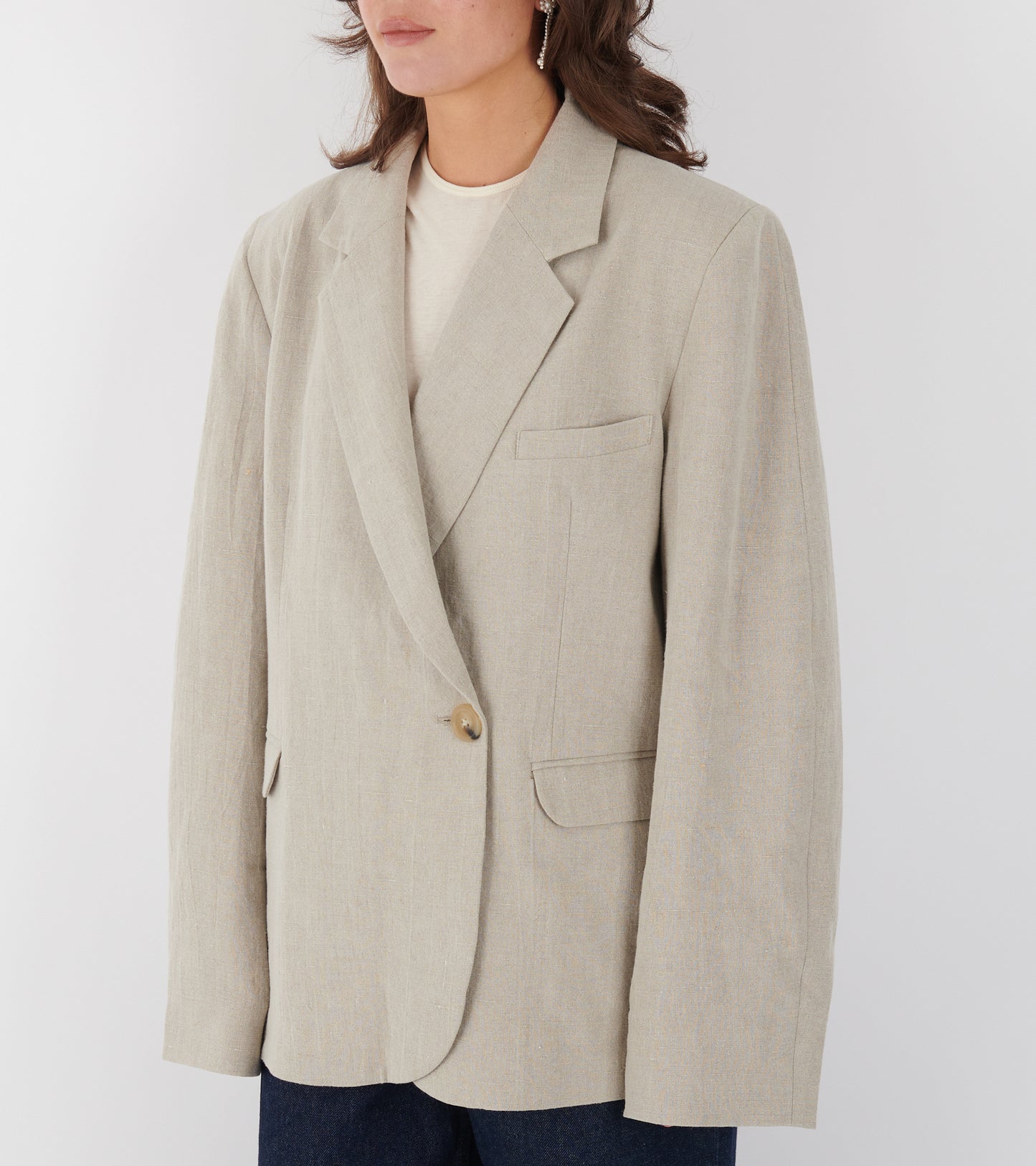 Linen Blazer Nature