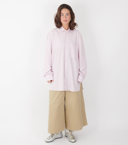 Pyjamas Relaxed Long Shirt Rosa Stripes
