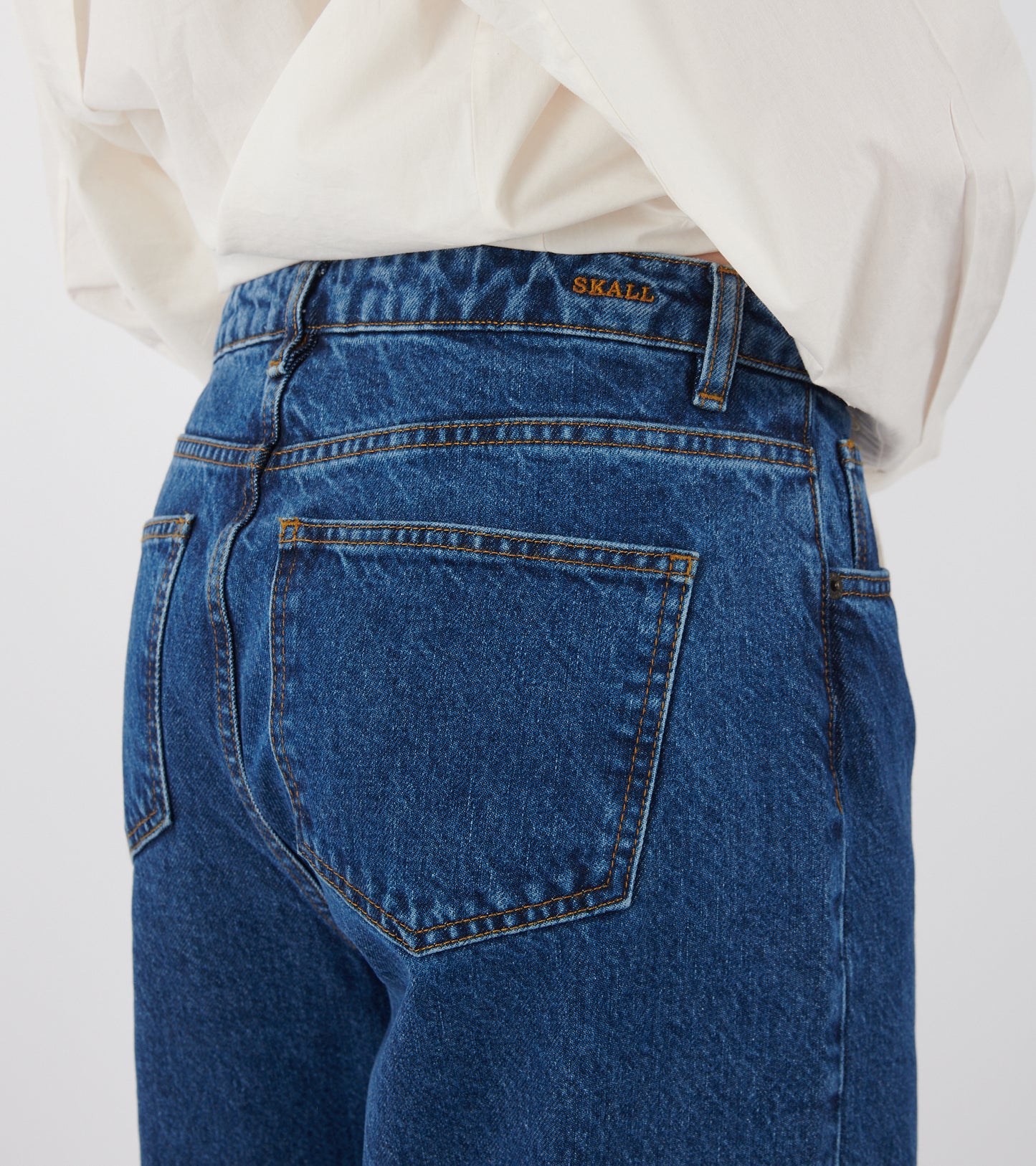 Willow Wide Jeans Mid Blue Denim