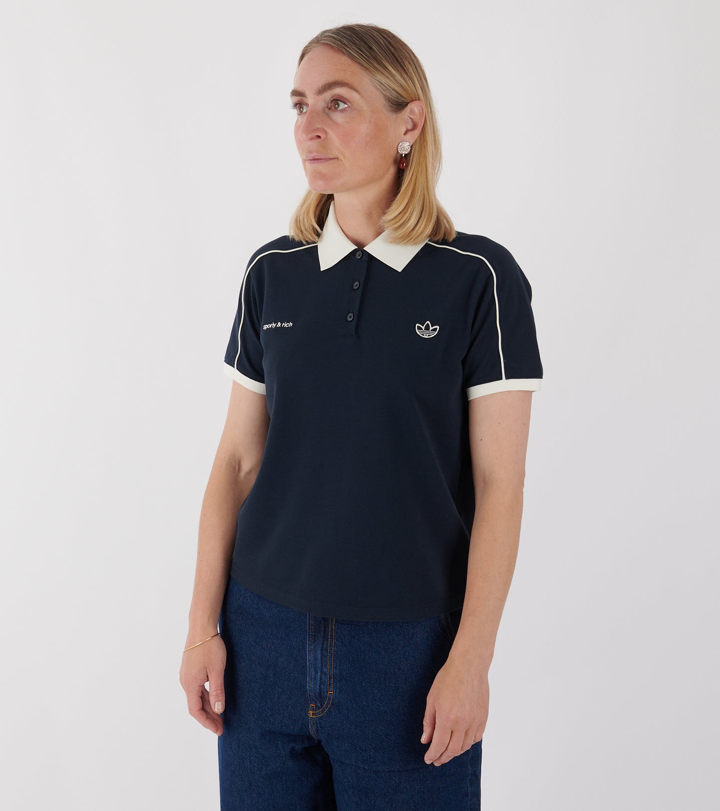 S&R Polo T-shirt Navy