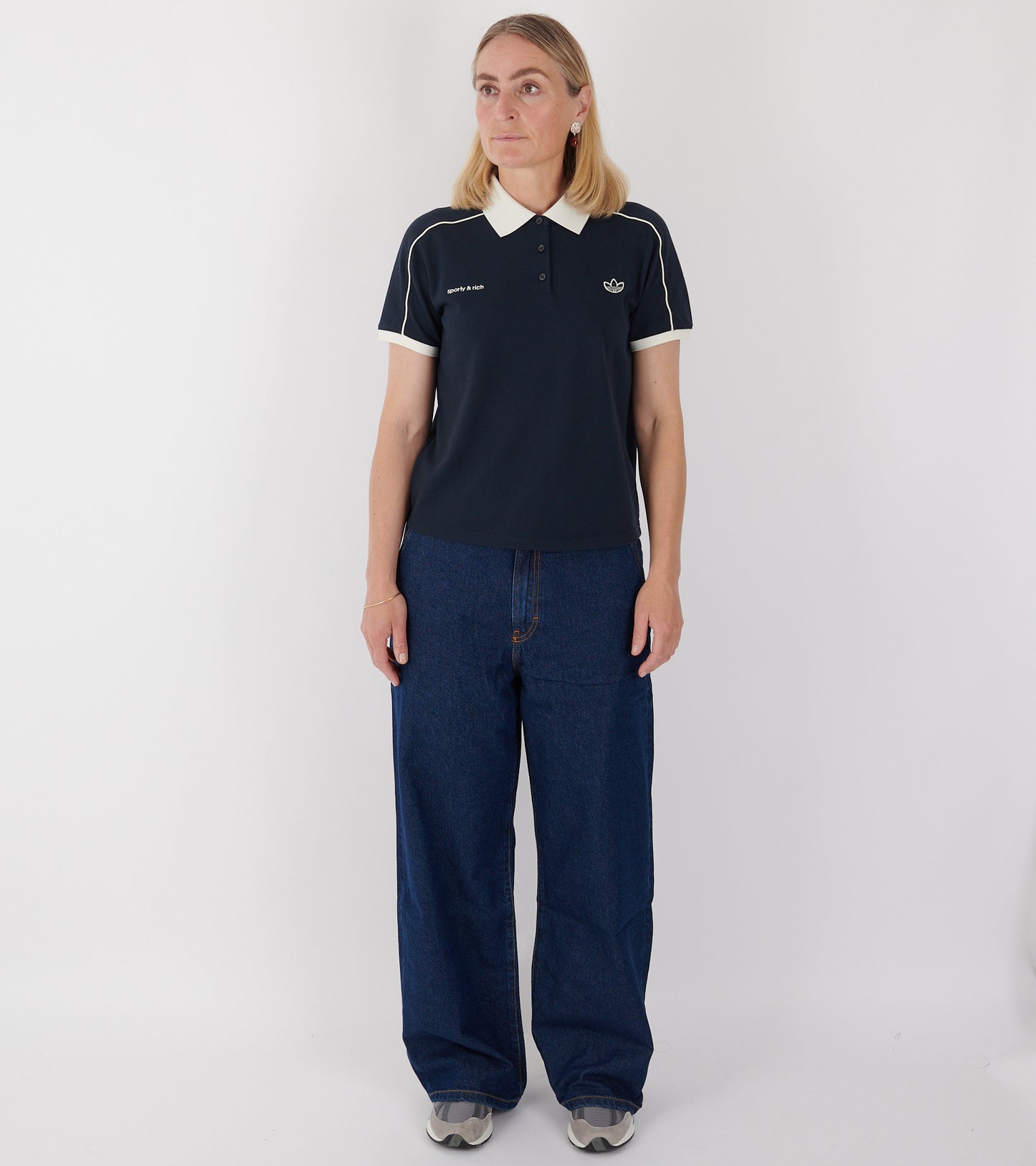 S&R Polo T-shirt Navy