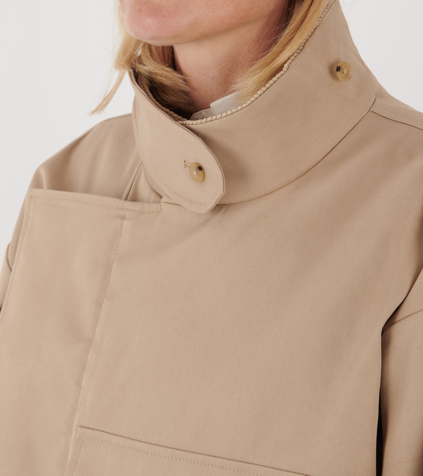 Water Resistant Jacket Cool Beige