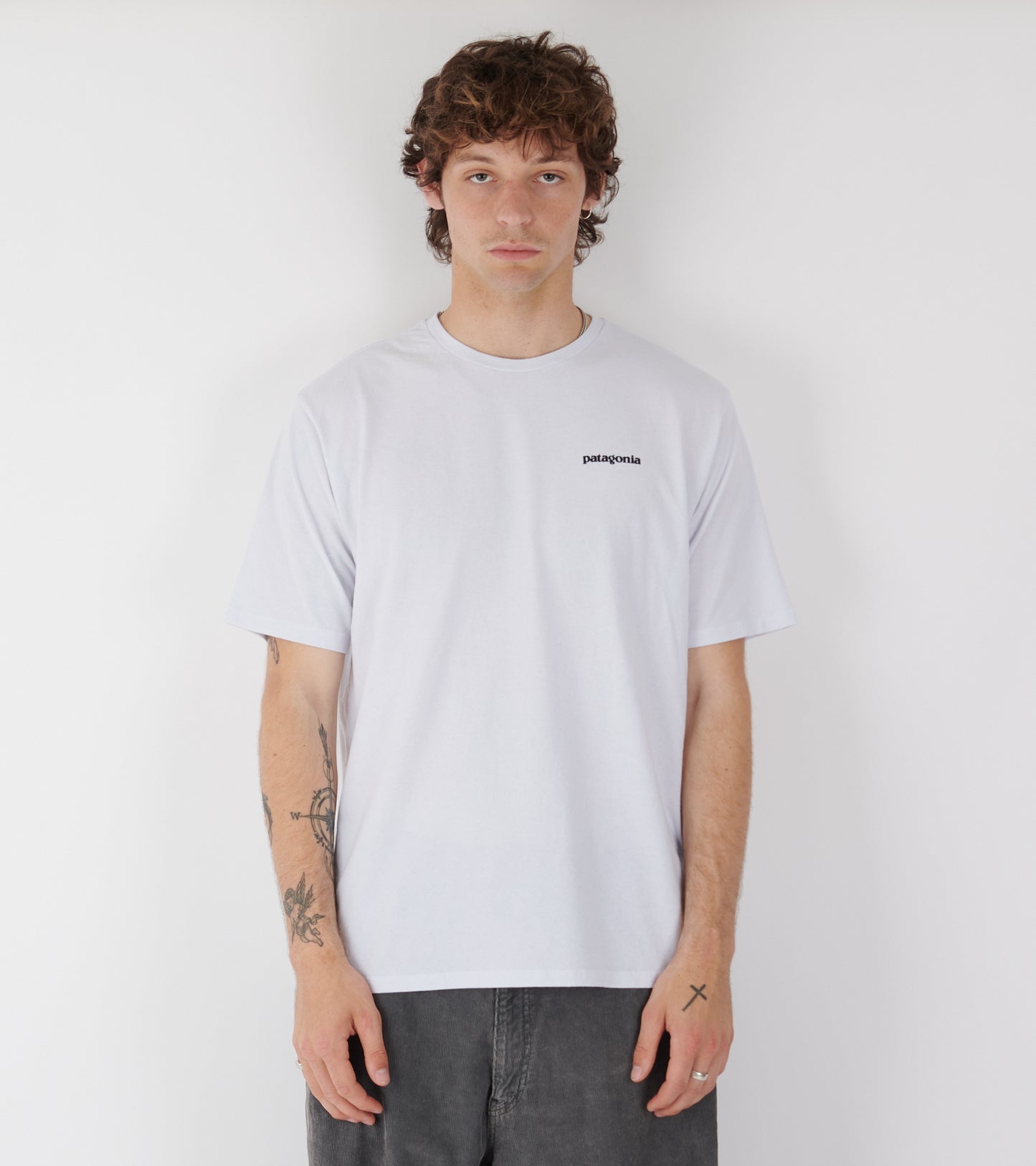 M's P-6 Logo Responsibili-Tee White