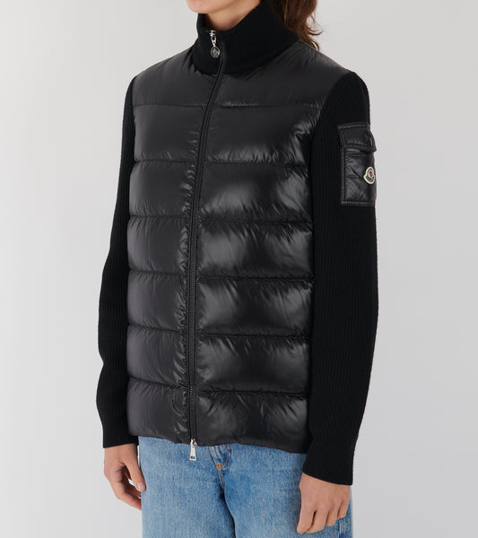 Wool Cardigan Tricot Black