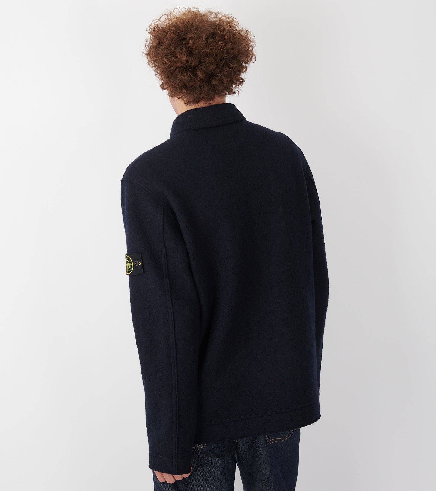 Wool Overshirt Dark Navy