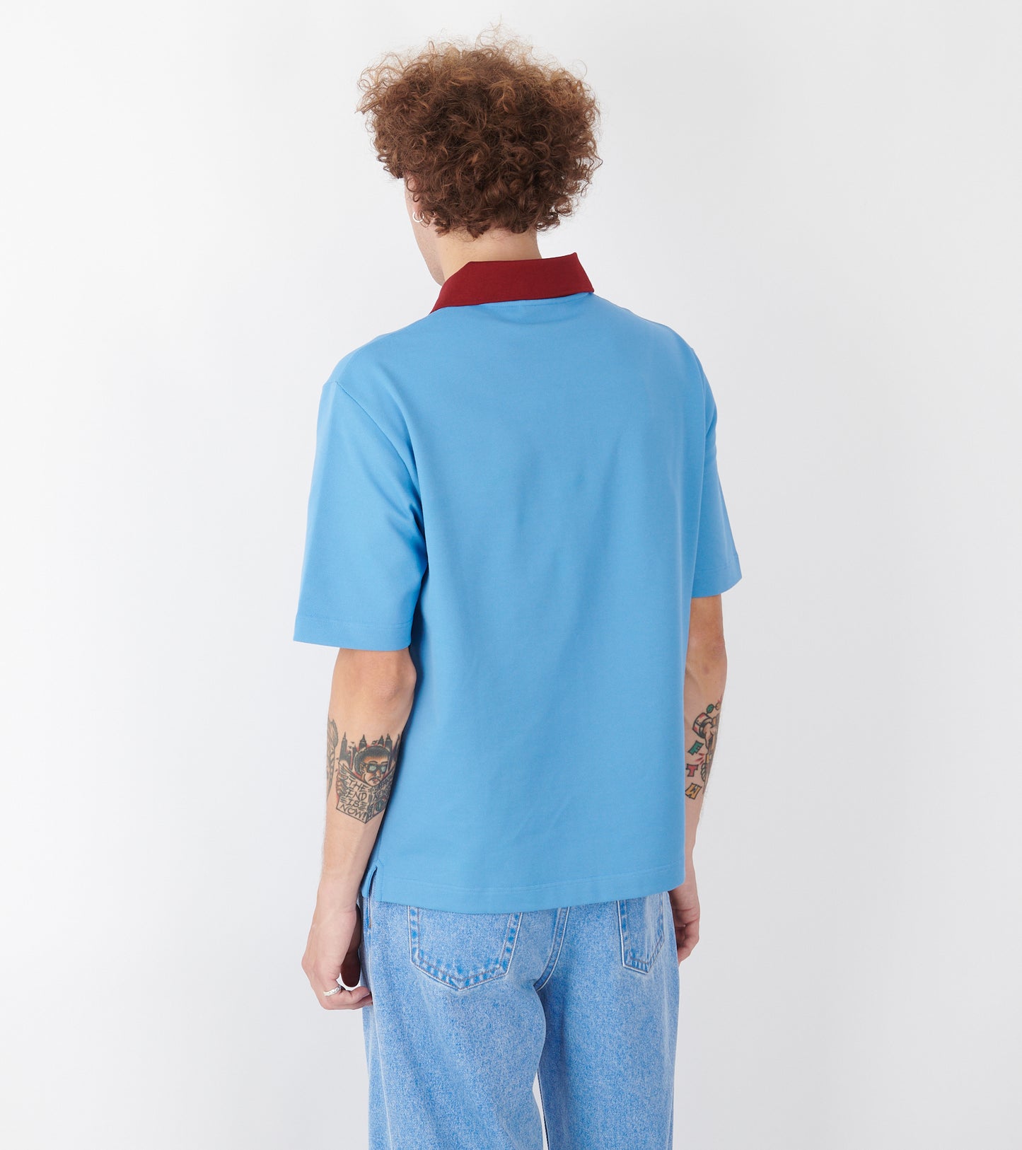 S/S Piqué Polo Iris Blue