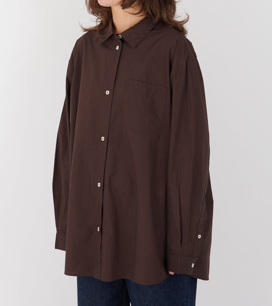 Edgar Shirt Dark Brown