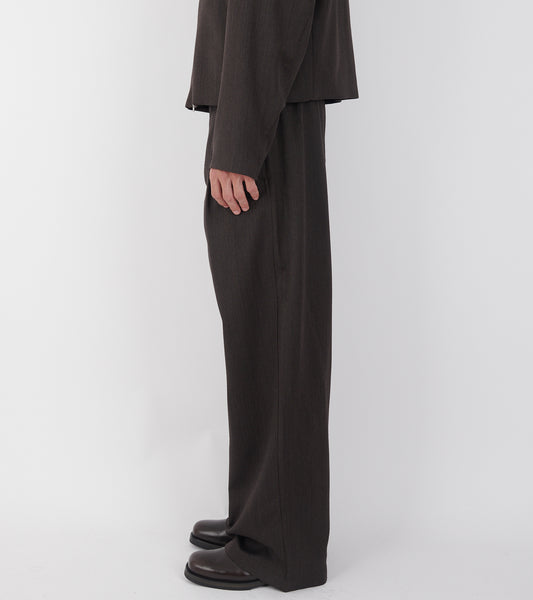 Leisure Trouser Havana Brown Chain Wool