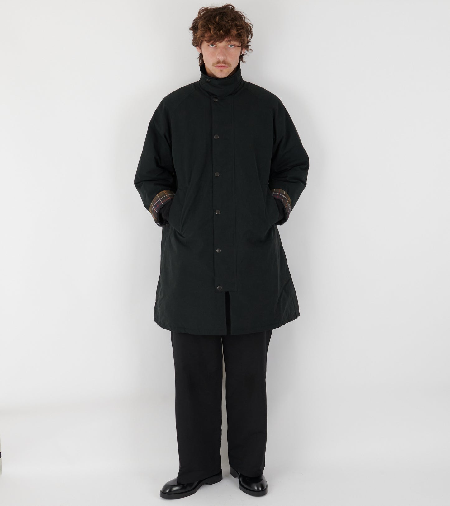 Barbour Padded Exmoor Coat Black