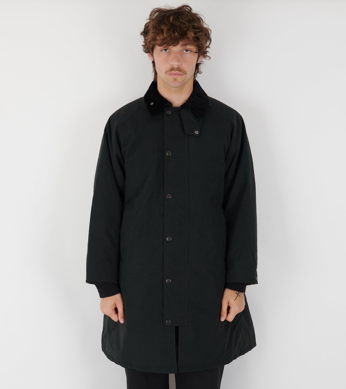 Barbour Padded Exmoor Coat Black