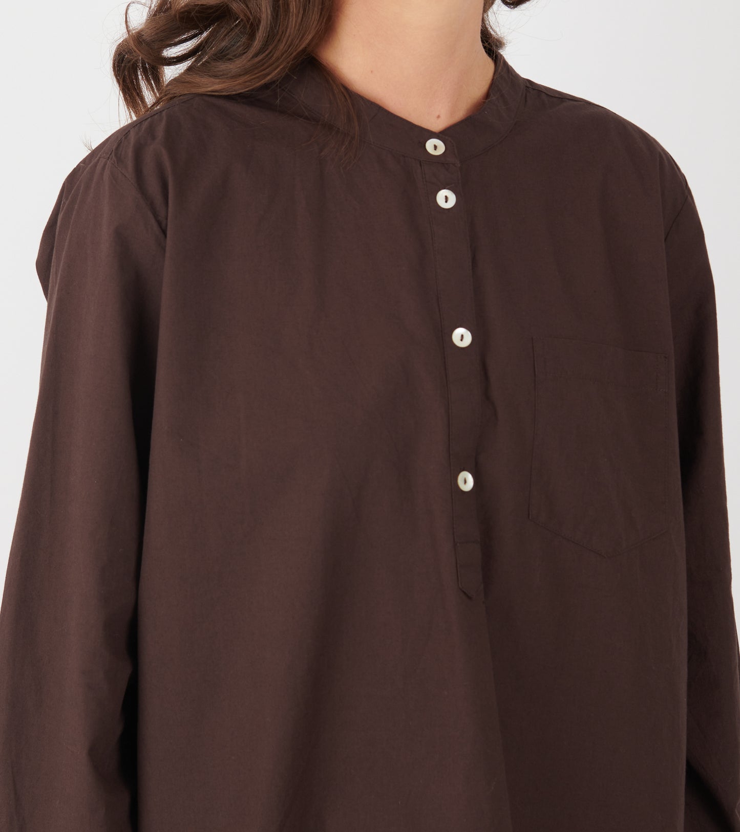 Agnes Shirt Dark Brown