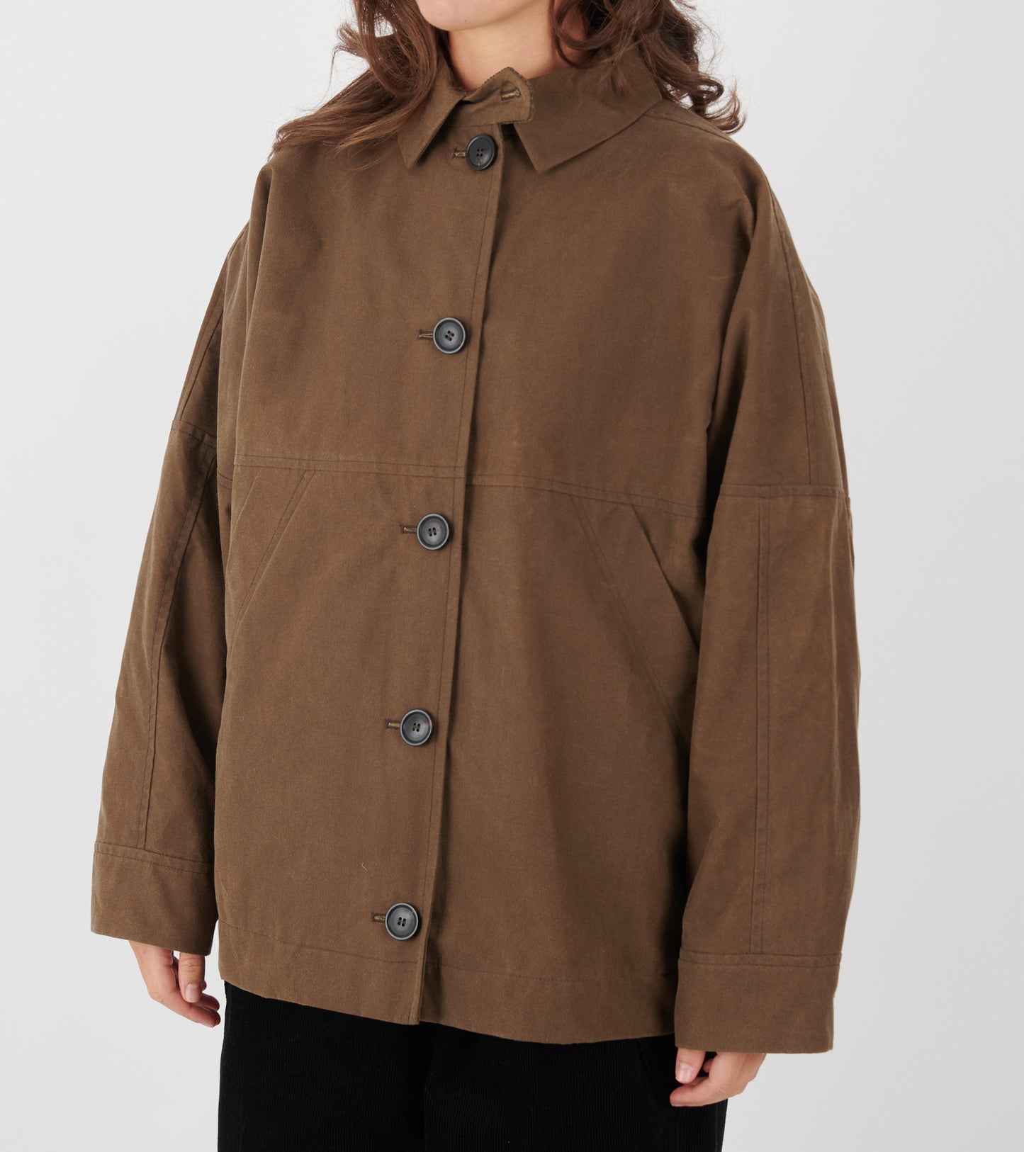 Moa Oilskin Jacket Bark
